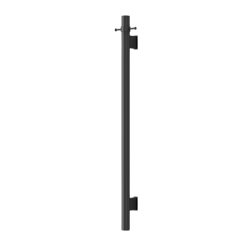 Mirage Vertical Heated Towel Rail – Matt Black