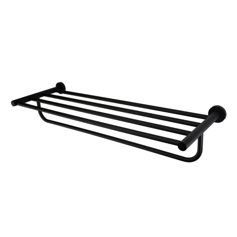 Mirage Bathroom Shelf -  Matte Black