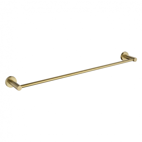 Mirage 600mm Single Towel Rail Brushed Bronze