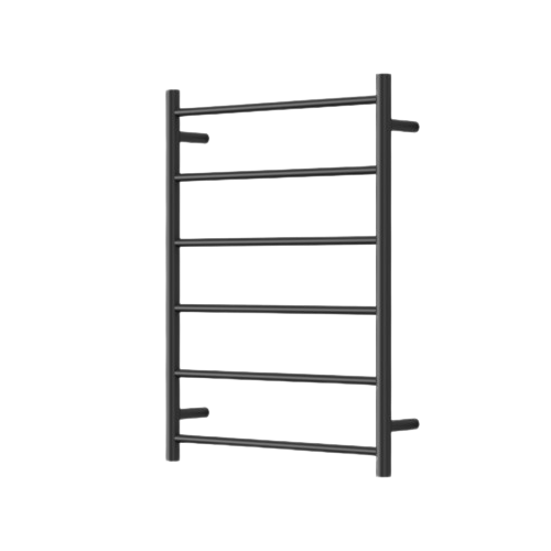 Mirage 6 Bar Heated Towel Rail – Matt Black