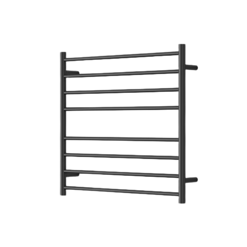 Mirage 8 Bar Wide Heated Towel Rail – Matt Black