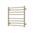 Mirage 8 Bar Wide Heated Towel Rail – Brushed Bronze
