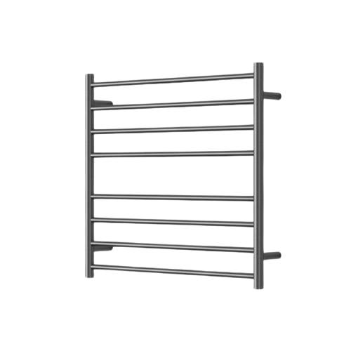 Mirage 8 Bar Wide Heated Towel Rail – Gun Metal