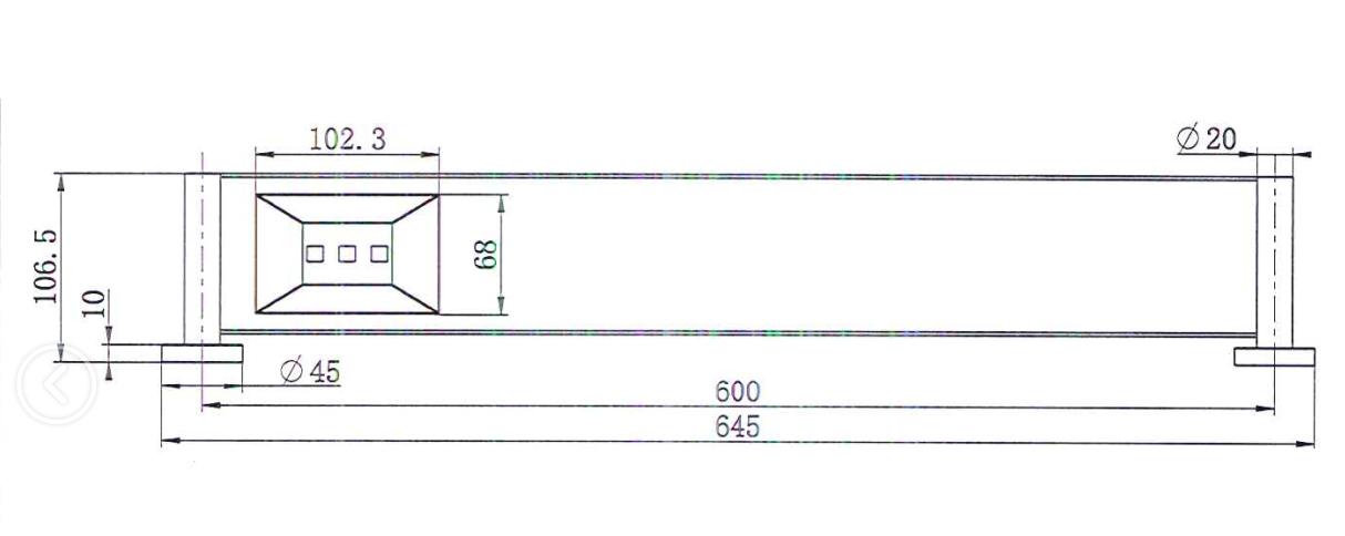 Mirage Metal Shelf - Brushed Bronze