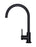 Round Gooseneck Kitchen Mixer Tap - Matte Black