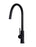 Round Piccola Pull Out Kitchen Mixer Tap - Matte Black