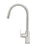 Round Paddle Piccola  Pull Out Kitchen Mixer Tap - Brushed Nickel