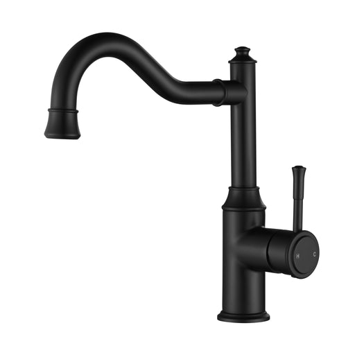 Montpellier Shepherd’s Crook Kitchen Mixer - Matte Black