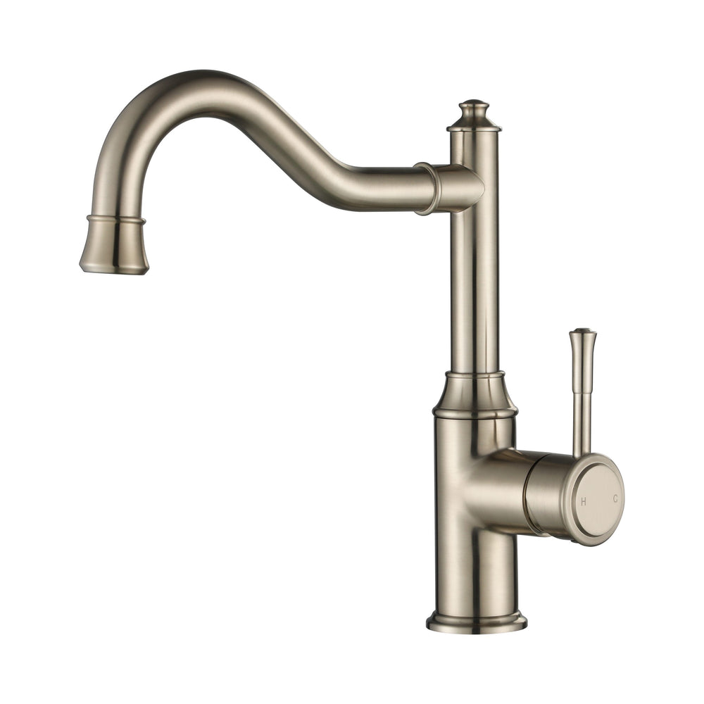 Montpellier Shepherd’s Crook Kitchen Mixer Brushed Bronze