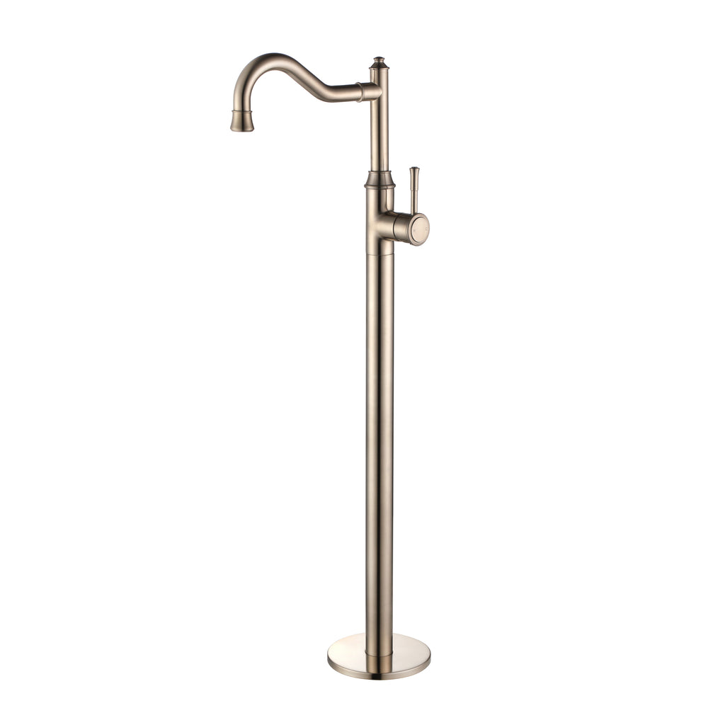 Montpellier Freestanding Bath Mixer -  Brushed Nickel