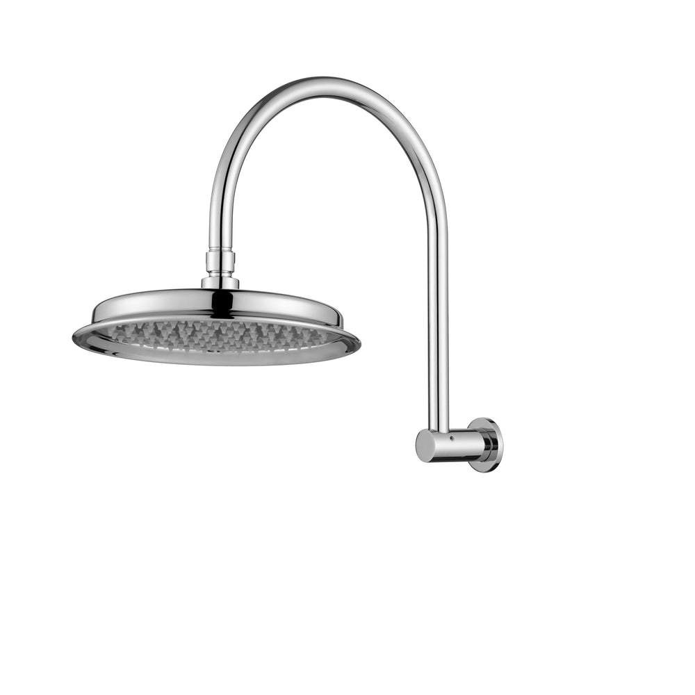 Montpellier Shower Arm With Shower Head Chrome