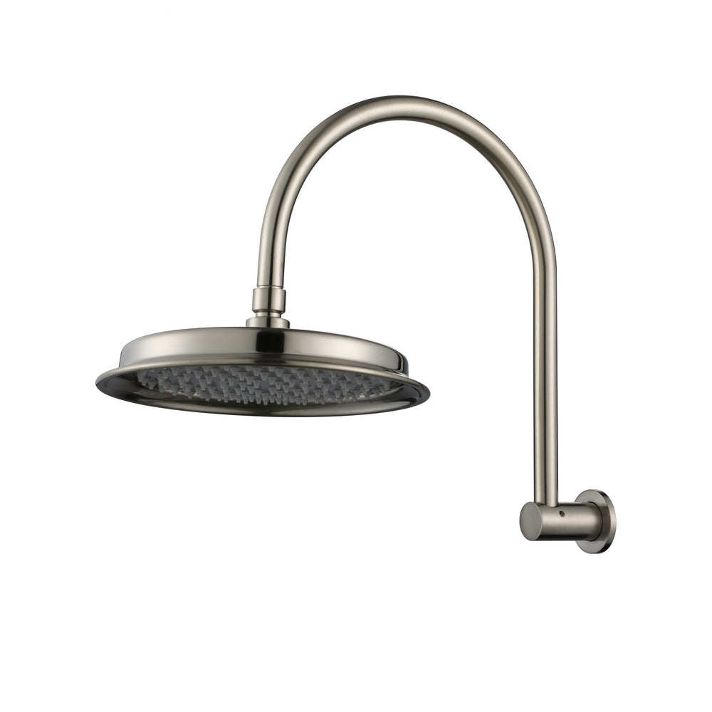 Montpellier Shower Arm With Shower Head Brushed Nickel