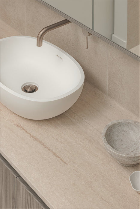 Basin Pop Up Waste 32mm - No Overflow / Unslotted - Champagne