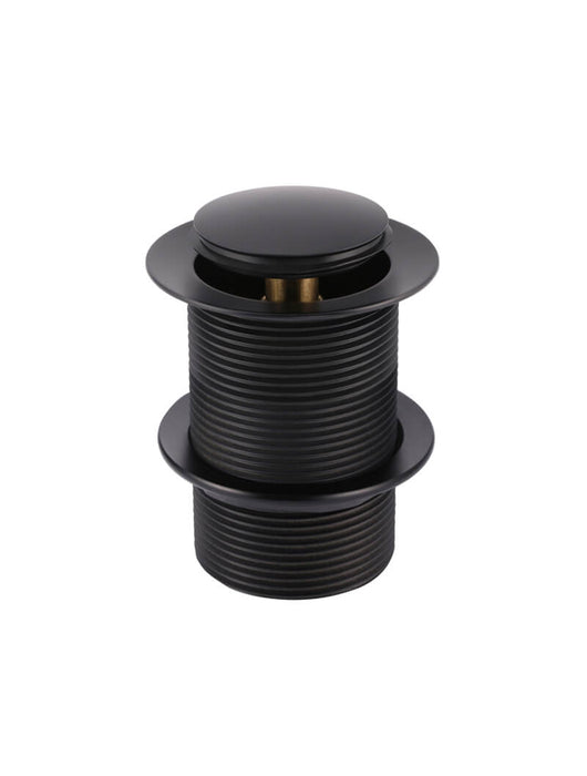 40mm Pop Up Waste - No Overflow / Unslotted - Matte Black