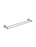 Round Double Towel Rail 600mm - Polished Chrome