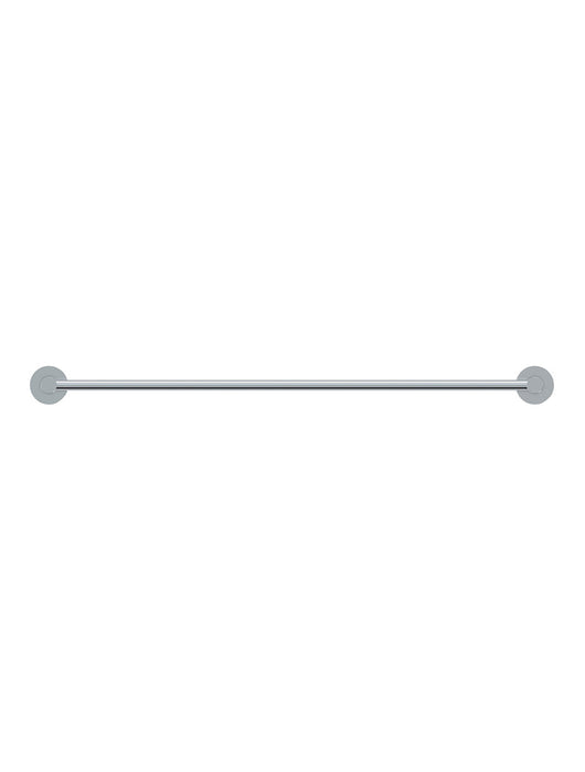 Round Double Towel Rail 600mm - Polished Chrome