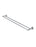 Round Double Towel Rail 900mm - Polished Chrome
