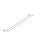 Round Double Towel Rail 900mm - Brushed Nickel