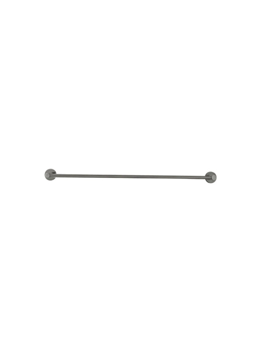 Round Single Towel Rail 600mm - Shadow Gunmetal