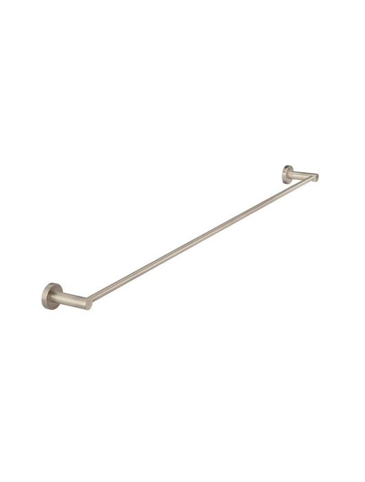 Round Single Towel Rail 900mm - Champagne