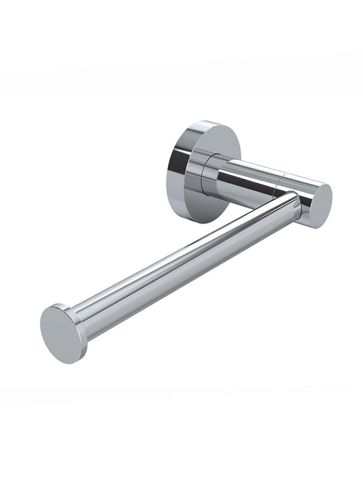 Round Toilet Roll Holder -  Polished Chrome