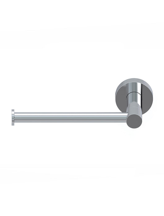 Round Toilet Roll Holder -  Polished Chrome