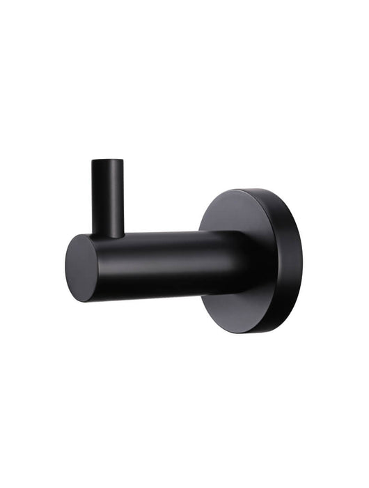 Round Robe Hook -  Matte Black