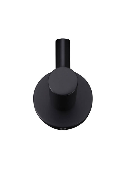 Round Robe Hook -  Matte Black