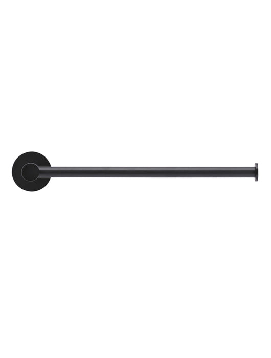 Round Guest Towel Rail -  Matte Black