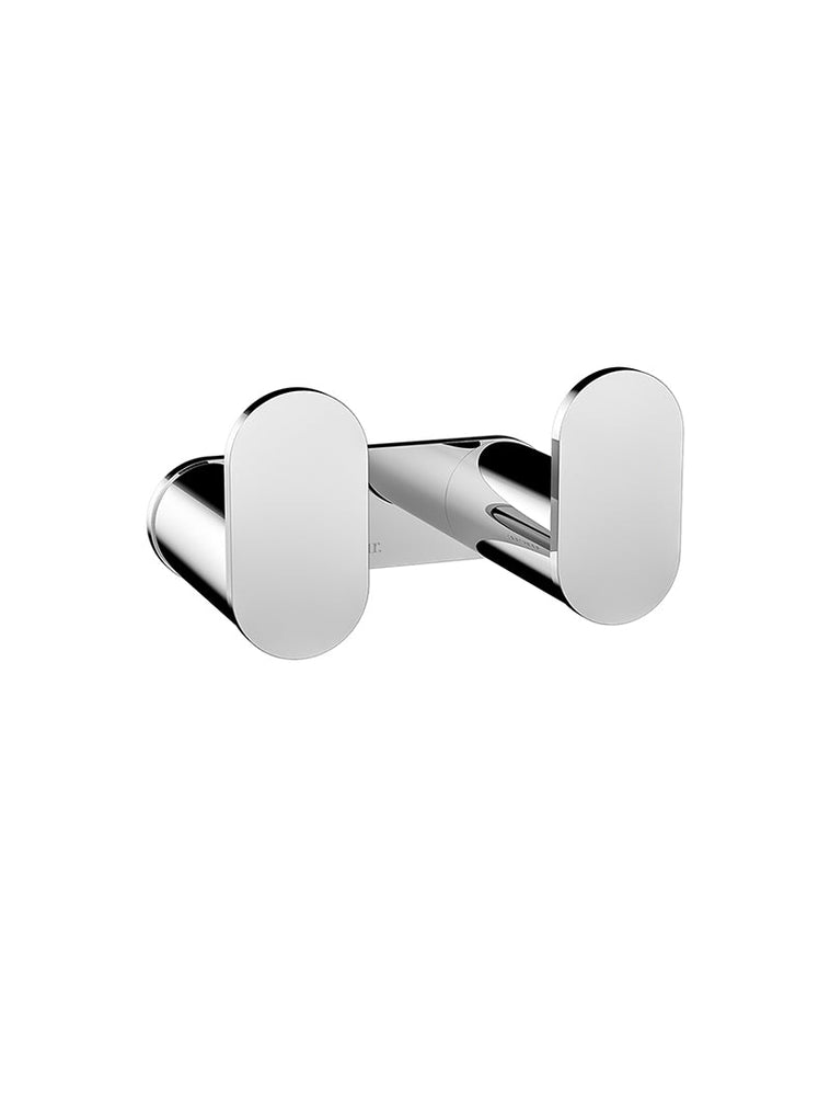 Curvaé Double Robe Hook - Chrome