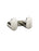 Curvaé Double Robe Hook - Brushed Nickel