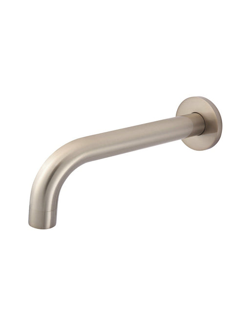 Universal Round Curved Spout 130mm - Champagne