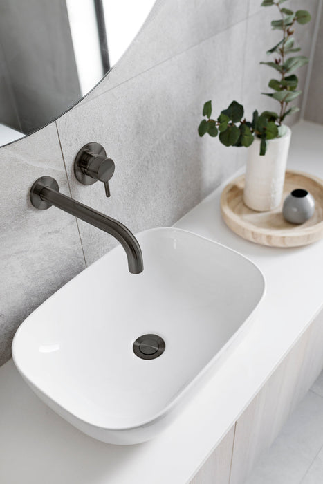 Basin Pop Up Waste 32mm - Overflow / Slotted - Shadow Gunmetal