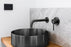 Lavello Round Steel Bathroom Basin 380 x 110 - PVD Shadow