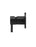 Round Wall Mixer Short Pin-Lever Trim Kit (In-Wall Body Not Included) - Matte Black