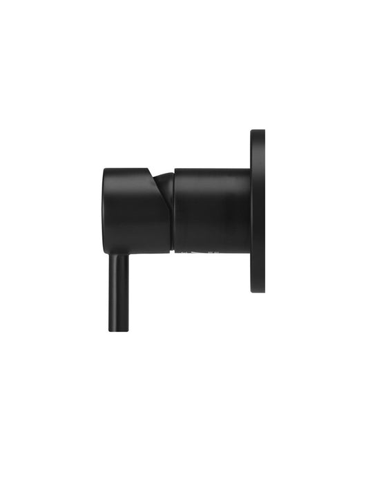 Round Wall Mixer Short Pin-Lever Trim Kit (In-Wall Body Not Included) - Matte Black