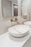 Round Wall Mixer Pinless Handle Trim Kit (In-Wall Body Not Included) - Champagne