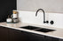 Round Wall Mixer Short Pin-Lever Trim Kit (In-Wall Body Not Included) - Matte Black