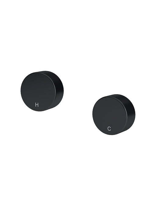 Circular Wall Taps - Matte Black