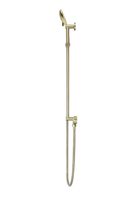 Round Three Function Hand Shower On Rail Column - Tiger Bronze