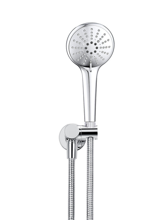 Round Hand Shower On Swivel Bracket - Polished Chrome