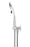 Round Hand Shower On Swivel Bracket - Polished Chrome