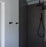 Round Shower On Bracket - Matte Black