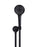 Round Hand Shower On Swivel Bracket - Matte Black