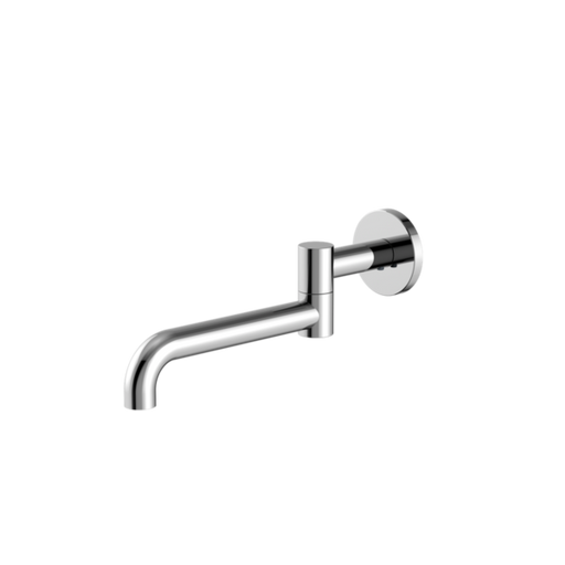 Mecca Wall Mounted Swivel Basin/Bath Spout Only 225mm - Chrome