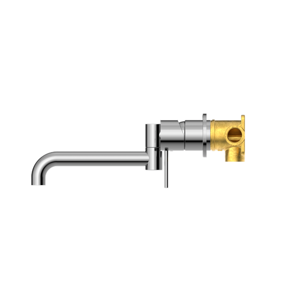 Mecca Wall Basin/Bath Mixer Swivel Spout 225mm - Chrome