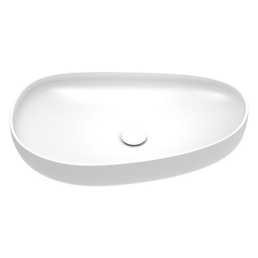 Pebble Large Above Counter Basin -  Gloss White