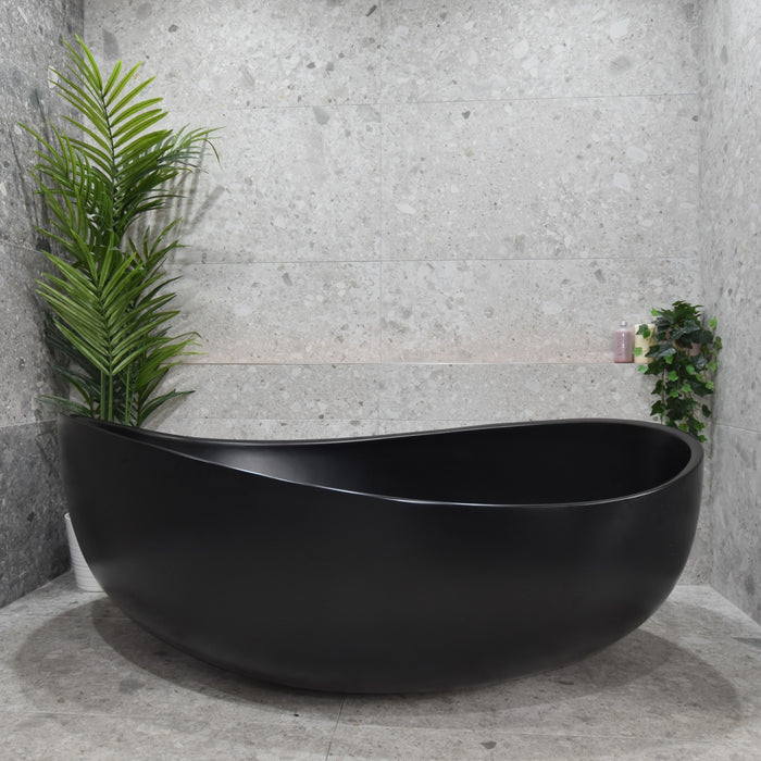 Wave Oval 1800mm Bath