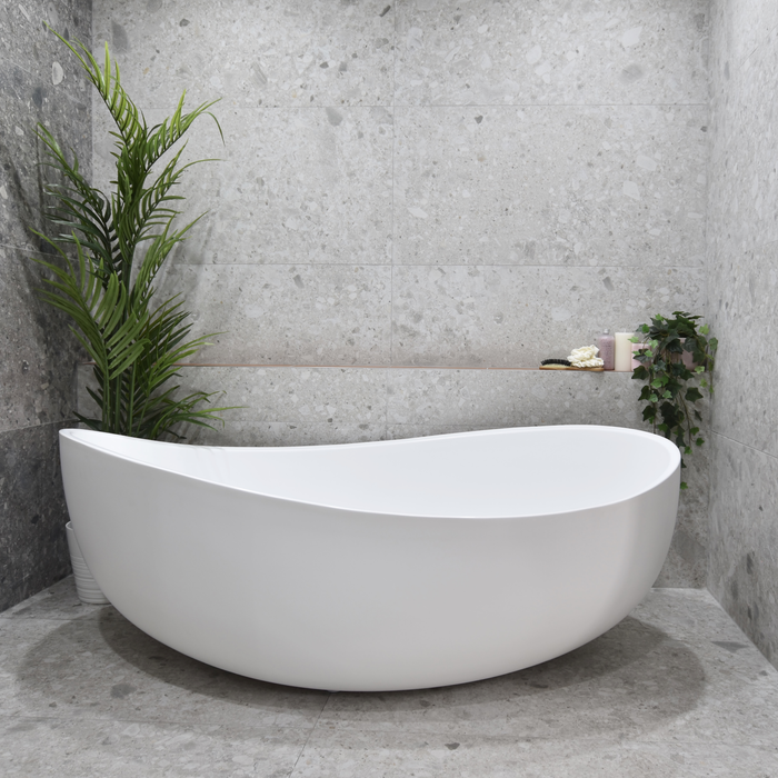 Wave Oval 1800mm Bath