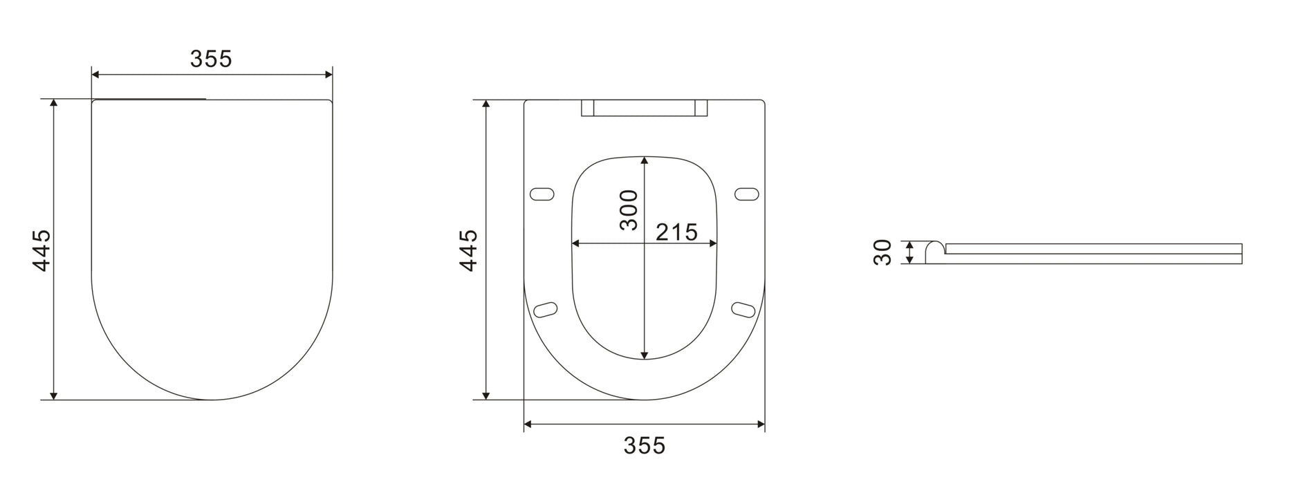 Avis Rimless Extra Height Wall Faced Floor Pan